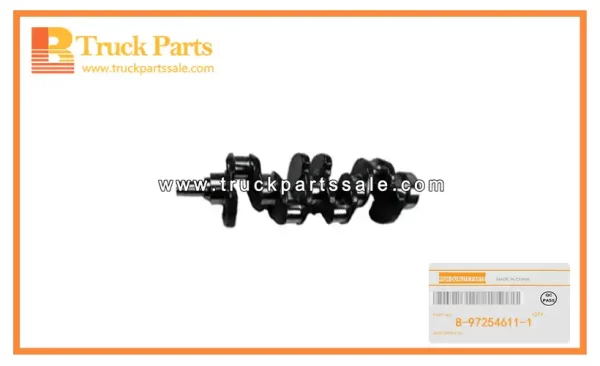 Crankshaft for ISUZU 4JH1 NPR NKR TFR 8-97254611-1 8972546111 8-97254-611-1 Cigüeñal