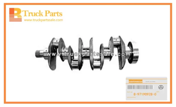 Crankshaft for ISUZU NKR 4JB1 8-97190928-0 8971909280 8-97190-928-0 Cigüeñal