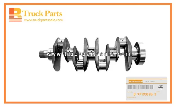 Crankshaft for ISUZU NKR NPR 4JB1 8-97190928-3 8971909283 8-97190-928-3 Cigüeñal