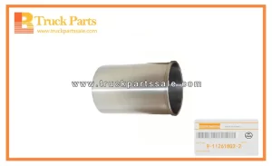 Cylinder Block Liner for ISUZU 4BA1 9-11261802-2 9112618022 9-11261-802-2 Revestimiento del bloque de cilindros