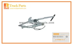 Door Reagulator Assembly for ISUZU NHR NKR NPR NKR77 4JH1 8-97868114-2 8978681142 8-97868-114-2 Conjunto del regulador de puerta