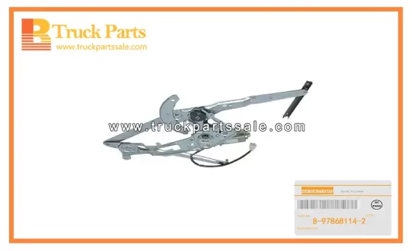 Door Reagulator Assembly for ISUZU NHR NKR NPR NKR77 4JH1 8-97868114-2 8978681142 8-97868-114-2 Conjunto del regulador de puerta