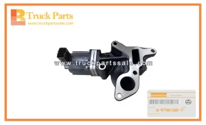 EGR Valve for ISUZU NKR NHR NPR 4JJ1 8-97381560-7 8973815607 8-97381-560-7 Válvula de EGR