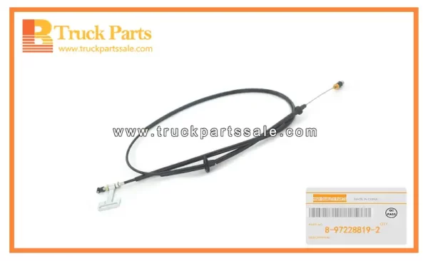 Engine Control Cable for ISUZU NKR55 4JB1T 8-97228819-2 8972288192 8-97228-819-2 Cable de control del motor