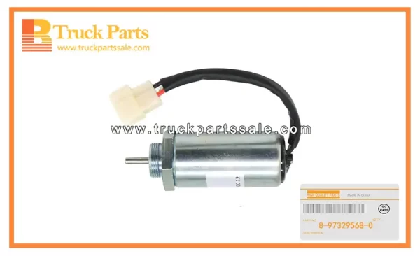 Engine Stop Solenoid Assembly for ISUZU XD XV 4LB1 8-97329568-0 8973295680 8-97329-568-0 Conjunto de solenoide de parada del motor