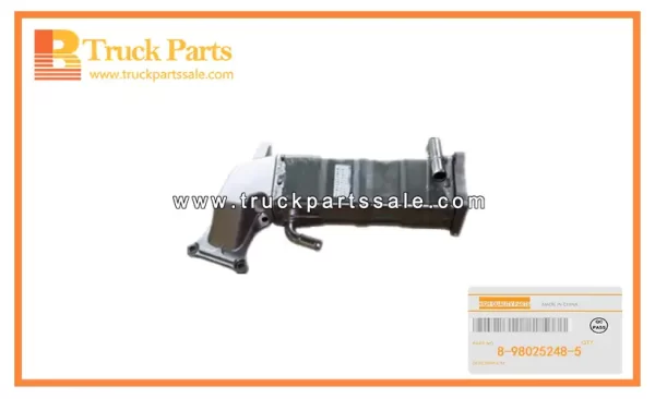 Exhaust Gas Recirculation Cooler Assembly for ISUZU NPR75 4HK1 8-98025248-5 8980252485 8-98025-248-5 Conjunto de enfriador de recirculación de gases de escape