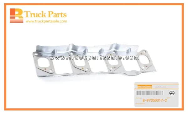 Exhaust Manifold To Head Gasket for ISUZU NKR77 4JH1 4JG2 8-97350317-2 8973503172 8-97350-317-2 Junta del colector de escape a la culata