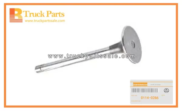 Exhaust Valve for ISUZU 4JB1 0114-0286 01140286 Válvula de escape