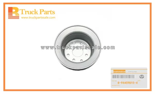 Fan Drive Pulley for ISUZU NKR77 4JH1 8-94459815-4 8944598154 8-94459-815-4 Polea impulsora del ventilador