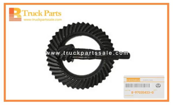 Final Drive Gear Set for ISUZU NKR 8-97035433-0 8970354330 8-97035-433-0 Conjunto de engranajes de transmisión final