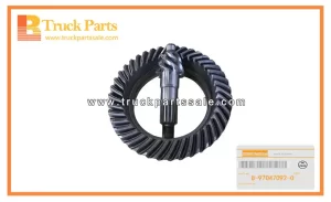 Final Drive Gear Set for ISUZU NPR 8-97047092-0 8970470920 8-97047-092-0 Conjunto de engranajes de transmisión final