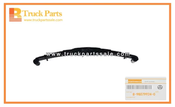 Front Leaf Spring Assembly for ISUZU 4HK1 NQR75 8-98079924-0 8980799240 8-98079-924-0 Conjunto de resorte de hoja delantera