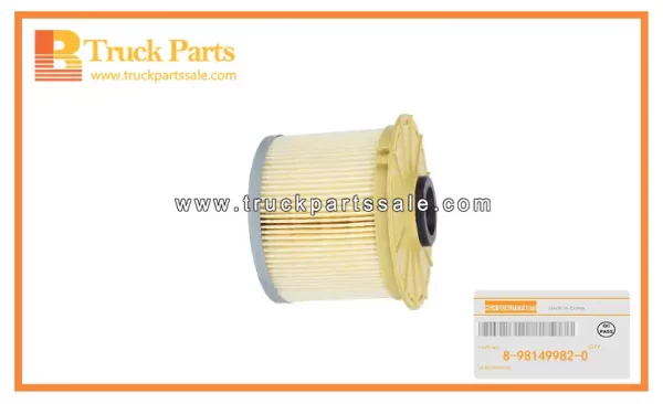 Fuel Filter Element Kit for ISUZU UCS 4JJ1 4JK1 8-98149982-0 8981499820 8-98149-982-0 Kit de elementos de filtro de combustible