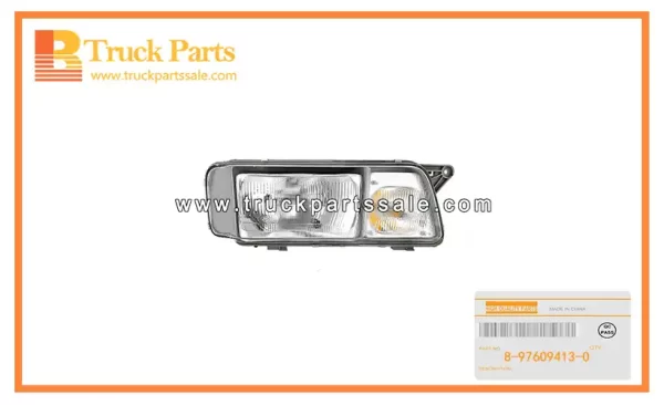 Head Lamp Assembly for ISUZU CXZ EXZ LV 8-97609413-0 8976094130 8-97609-413-0 Conjunto de lámpara de cabeza