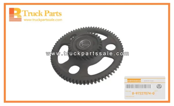 Idle Gear for ISUZU 4HF1 4HG1-T NKR NPR 8-97227074-0 8972270740 8-97227-074-0 Engranaje inactivo