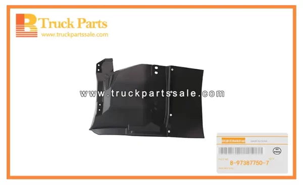 Mud Flap Assembly for ISUZU NPR75 8-97387750-7 8973877507 8-97387-750-7 Conjunto de faldilla de barro