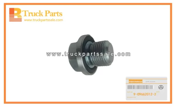 Oil Drain Plug for ISUZU FVR34 6HK1 9-09662012-2 9096620122 9-09662-012-2 Tapón de drenaje de aceite