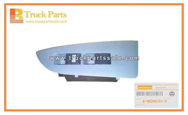 Power Window Switch for ISUZU VC46 8-98298751-0 8982987510 8-98298-751-0 Interruptor de ventana eléctrica