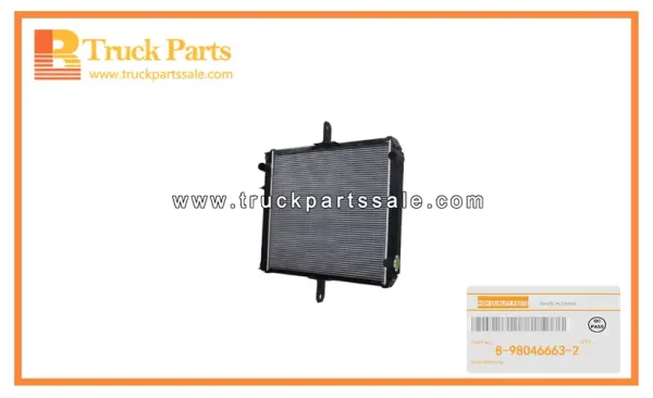 Radiator Assembly for ISUZU NPR 4HK1 8-98046663-2 8980466632 8-98046-663-2 Conjunto de radiador