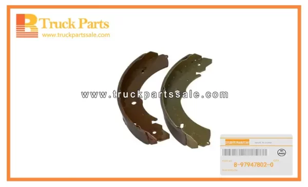 Rear Brake Shoe Kit for ISUZU DMAX 4X4 2003-2012 8-97947802-0 8979478020 8-97947-802-0 Kit de zapata de freno trasero