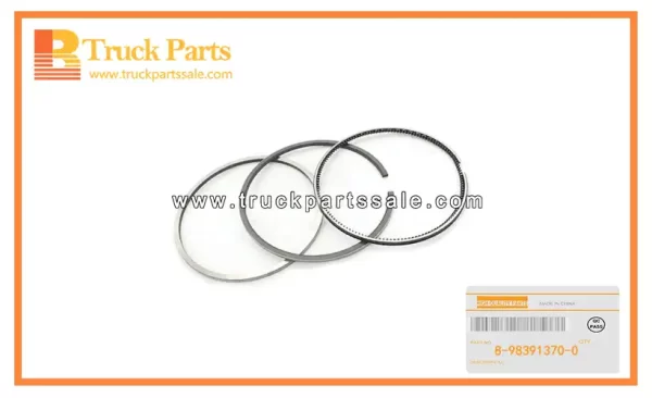 Standard Piston Ring Set for ISUZU NPR 8-98391370-0 8983913700 8-98391-370-0 Juego de anillos de pistón estándar