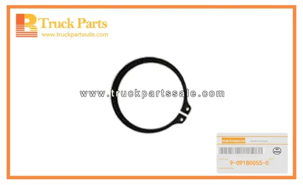 Transfer Idle Shaft Snap Ring for ISUZU NPR NKR 9-09180055-0 9091800550 9-09180-055-0 Anillo elástico del eje loco de transferencia