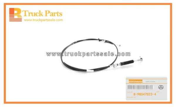 Transmission Control Select Cable for ISUZU 6HK1 FVR34 8-98047823-4 8980478234 8-98047-823-4 Cable de selección de control de transmisión