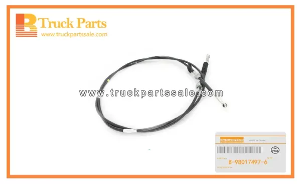 Transmission Control Select Cable for ISUZU FVR 8-98017497-6 8980174976 8-98017-497-6 Cable de selección de control de transmisión