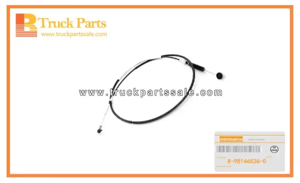 Transmission Control Shift Cable for ISUZU NPR 8-98146836-0 8981468360 8-98146-836-0 Cable de cambio de control de transmisión