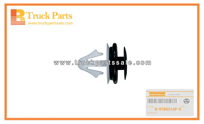 Truck Parts | Under Cover Clip for ISUZU NKR55 4JB1 8-97853169-0 
