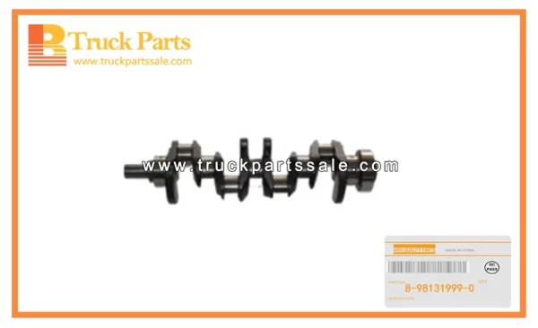 Crankshaft for Isuzu Dmax Mux 4jk1 8-98131999-0 8-98131-999-0 8981319990