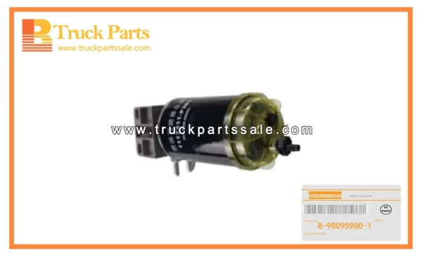 Fuel Oil Filter Asm for Isuzu 700p 4HK1 8-98095980-1 8-98095-980-1 8980959801