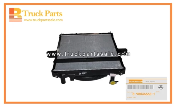 Radiator for Isuzu Truck 700p 4HK1 8-98046663-1 8-98046-663-1 8980466631